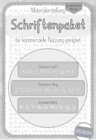 Vorschau - selbst erstellte Schriftarten - Schriftenpaket - Schrift Kreadura Light / Bold / Airy - Schriften - Deckblatt