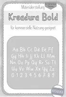 Vorschau - selbst erstellte Schriftarten - Schriftenpaket - Schrift Kreadura Light / Bold / Airy - Schriften - Seite 2
