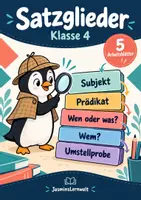 Vorschau - Arbeitsblätter - Satzglieder Klasse 4 (Arbeitsblätter) - Deckblatt