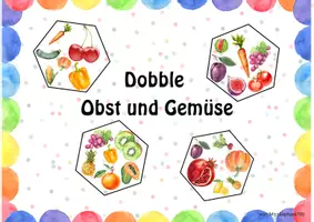 Vorschau - Stationenlernen - Doubble Obst und Gemüse - Deckblatt