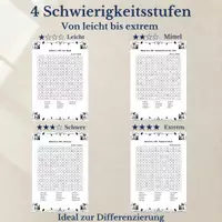 Vorschau - Arbeitsblätter - Weltraum & Astronomie – 100 Wortsuchrätsel | Suchsel & Arbeitsblätter mit Lösungen - Seite 3