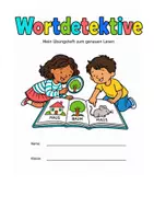 Vorschau - Arbeitsblätter - Wortdetektive. Wörter genau lesen und unterscheiden. Selektives Lesen - Seite 1