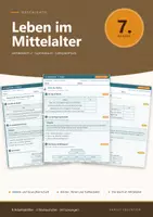 Vorschau - Arbeitsblätter - Mittelalter Alltag Geschichte 7 Gymnasium - Deckblatt