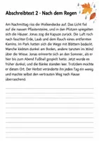 Vorschau - Arbeitsblätter - Abschreibtexte Klasse 8 (Herbst) - Seite 1
