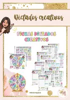 Vista previa - Hojas de trabajo - Dictados creativos - Fichas - Parte 2 - Portada