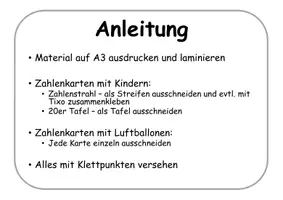 Vorschau - Arbeitsblätter - Klettaufgabe: 20er Tafel - Zahlenstrahl - FASCHING - KARNEVAL - TEACCH - Seite 2