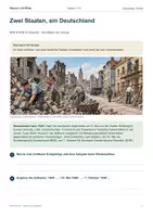 Vorschau - Arbeitsblätter - Deutschland geteilt – BRD & DDR | Mini Bundle | Klasse 7–10 - Seite 1