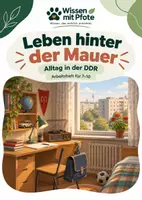 Vorschau - Arbeitsblätter - Alltag in der DDR | Leben hinter der Mauer | Klasse 7– 8 - Deckblatt
