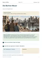 Vorschau - Arbeitsblätter - Die Berliner Mauer – Grenze, Flucht & geteilte Stadt - Seite 1