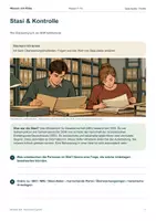 Vorschau - Arbeitsblätter - Stasi & Kontrolle – Wie Überwachung in der DDR funktionierte - Seite 1