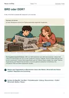 Vorschau - Arbeitsblätter - BRD & DDR im Vergleich – Politik, Wirtschaft und Gesellschaft - Seite 1