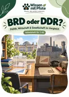Vorschau - Arbeitsblätter - BRD & DDR im Vergleich – Politik, Wirtschaft und Gesellschaft - Deckblatt