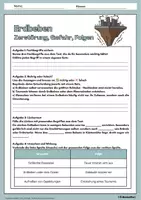 Vorschau - Arbeitsblätter - Erdbeben und ihre Folgen - Arbeitsblätter mit Lösungen - Erdkunde Klasse 7/8 - Seite 3
