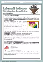 Vorschau - Arbeitsblätter - Erdbeben - richtiges Verhalten und Schutzmaßnahmen - Arbeitsblätter mit Lösungen - Erdkunde Klasse 7/8 - Seite 1