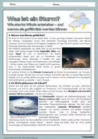 Vorschau - Arbeitsblätter - Stürme - Entstehung von Wind und Sturm - Arbeitsblätter mit Lösungen - Erdkunde Klasse 7/8 - Seite 2