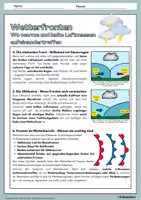 Vorschau - Arbeitsblätter - Wetterfronten - Arbeitsblätter mit Lösungen - Erdkunde Klasse 7/8 - Seite 2