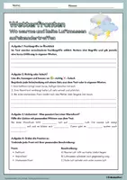 Vorschau - Arbeitsblätter - Wetterfronten - Arbeitsblätter mit Lösungen - Erdkunde Klasse 7/8 - Seite 3