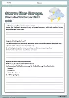 Vorschau - Arbeitsblätter - Stürme in Europa - Sturmtiefs, Orkane und Schutz - Arbeitsblätter mit Lösungen - Erdkunde Klasse 7/8 - Seite 3