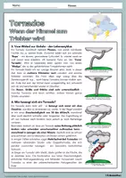 Vorschau - Arbeitsblätter - Tornados - Arbeitsblätter mit Infotext, Aufgaben und Lösungen für Vertretungsstunden - Erdkunde Klasse 7/8 - Seite 2