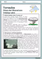 Vorschau - Arbeitsblätter - Tornados - Arbeitsblätter mit Infotext, Aufgaben und Lösungen für Vertretungsstunden - Erdkunde Klasse 7/8 - Seite 3