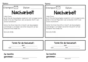Vorschau - Fördermaterial/Inklusion - Umgang mit fehlenden Hausaufgaben - Seite 3