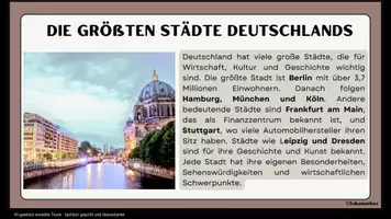 Vorschau - Merkblätter - Deutschland und die Bundesländer - Lernkarten - Erdkunde Klasse 5/6 - Seite 3
