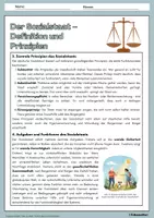 Vorschau - Arbeitsblätter - Sozialstaat einfach erklärt - Arbeitsblätter mit Lösungen für Erdkunde Klasse 9/10 - Seite 2
