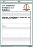 Vorschau - Arbeitsblätter - Sozialstaat einfach erklärt - Arbeitsblätter mit Lösungen für Erdkunde Klasse 9/10 - Seite 3