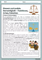Vorschau - Arbeitsblätter - Steuern und soziale Gerechtigkeit - Arbeitsblätter mit Lösungen - Erdkunde Klasse 9/10 - Seite 3