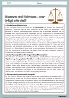Vorschau - Arbeitsblätter - Steuern und Fairness - Arbeitsblätter mit Lösungen - Einkommensteuer und soziale Gerechtigkeit - Erdkunde und Gesellschaftslehre Klasse 9/10 - Seite 2