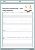 Vorschau - Arbeitsblätter - Steuern und Fairness - Arbeitsblätter mit Lösungen - Einkommensteuer und soziale Gerechtigkeit - Erdkunde und Gesellschaftslehre Klasse 9/10 - Seite 3