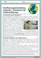 Vorschau - Arbeitsblätter - Bevölkerungsentwicklung weltweit - Wachstum und Prognosen - Arbeitsblatt mit Lösungen Erdkunde Klasse 9/10 - Seite 2