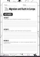 Vorschau - Arbeitsblätter - Migration und Flucht in Europa - Arbeitsblätter mit Lösungen - Erdkunde Klasse 7/8 - Seite 3