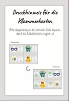 Vorschau - Spiele - Klammerkarten: Erstes Lesen (Silben & Wörter) - Seite 1