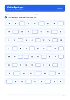 Vorschau - Arbeitsblätter - Zahlenfolgen und Muster: Regeln entdecken und fortsetzen für die 1. Klasse (Muster und Strukturen) - Seite 3