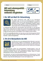 Vorschau - Arbeitsblätter - Human Development Index (HDI) - Arbeitsblatt mit Lösungen - Erdkunde Klasse 9/10 - Seite 1