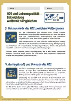 Vorschau - Arbeitsblätter - Human Development Index (HDI) - Arbeitsblatt mit Lösungen - Erdkunde Klasse 9/10 - Seite 2