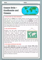 Vorschau - Arbeitsblätter - Kontinente unserer Erde – Unterrichtsreihe mit Infotexten, Aufgaben & Lösungen (Erdkunde Sek I) - Seite 2