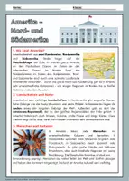 Vorschau - Arbeitsblätter - Amerika - Nord- und Südamerika als Kontinente - Arbeitsblätter mit Lösungen - Erdkunde Klasse 5 - Seite 1