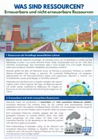 Vorschau - Arbeitsblätter - Ressourcen der Erde - Unterrichtsreihe zu Wasser, Boden, Rohstoffen & Kreislaufwirtschaft mit Lösungen - Erdkunde Sek I - Seite 1