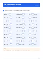 Vorschau - Arbeitsblätter - Plus und Minus bis 100: Ohne Zehnerübergang – Schritt für Schritt für die 2. Klasse (Addition, Subtraktion) - Seite 1