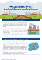 Vorschau - Arbeitsblätter - Wasserknappheit - Ursachen, Folgen und betroffene Regionen - Arbeitsblätter mit Lösungen - Erdkunde Klasse 6/7 - Seite 2
