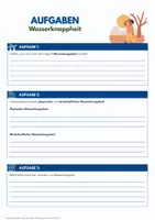 Vorschau - Arbeitsblätter - Wasserknappheit - Ursachen, Folgen und betroffene Regionen - Arbeitsblätter mit Lösungen - Erdkunde Klasse 6/7 - Seite 3