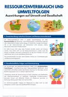 Vorschau - Arbeitsblätter - Ressourcenverbrauch und Umweltfolgen - Arbeitsblätter mit Lösungen - Erdkunde Klasse 6/7 - Seite 2