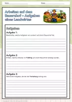 Vorschau - Arbeitsblätter - Landwirtschaft - Aufgaben eines Landwirts auf dem Bauernhof - Arbeitsblätter mit Lösungen - Erdkunde Klasse 5/6 - Seite 3