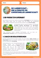 Vorschau - Arbeitsblätter - Bio-Landwirtschaft einfach erklärt - Arbeitsblatt mit Lösungen - Erdkunde Klasse 5/6 - Seite 2