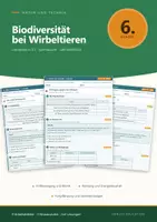 Vorschau - Arbeitsblätter - Wirbeltiere Natur und Technik 6 Gymnasium - Deckblatt