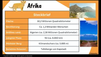 Vorschau - Arbeitsblätter - Kontinente und Ozeane - Lernkarten und Arbeitsblätter mit Lösungen - Erdkunde Klasse 5 bis 8 - Seite 3