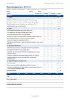 Vorschau - Arbeitsblätter - Bewertungsbogen Bericht Kriterienraster mit Punkten, Notenschlüssel und Checkliste zur Selbstkontrolle Klasse 6 - Seite 1