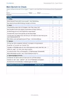 Vorschau - Arbeitsblätter - Bewertungsbogen Bericht Kriterienraster mit Punkten, Notenschlüssel und Checkliste zur Selbstkontrolle Klasse 6 - Seite 2
